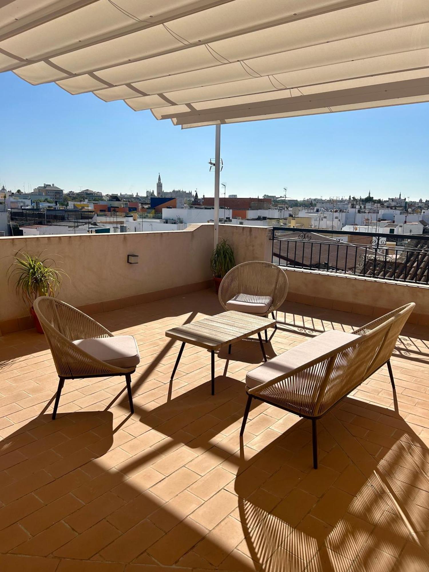 Apartmán Casa De La Columna, Triana Sevilla Exteriér fotografie