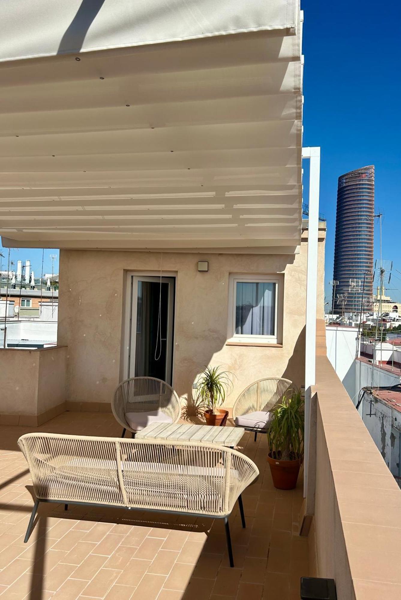 Apartmán Casa De La Columna, Triana Sevilla Exteriér fotografie