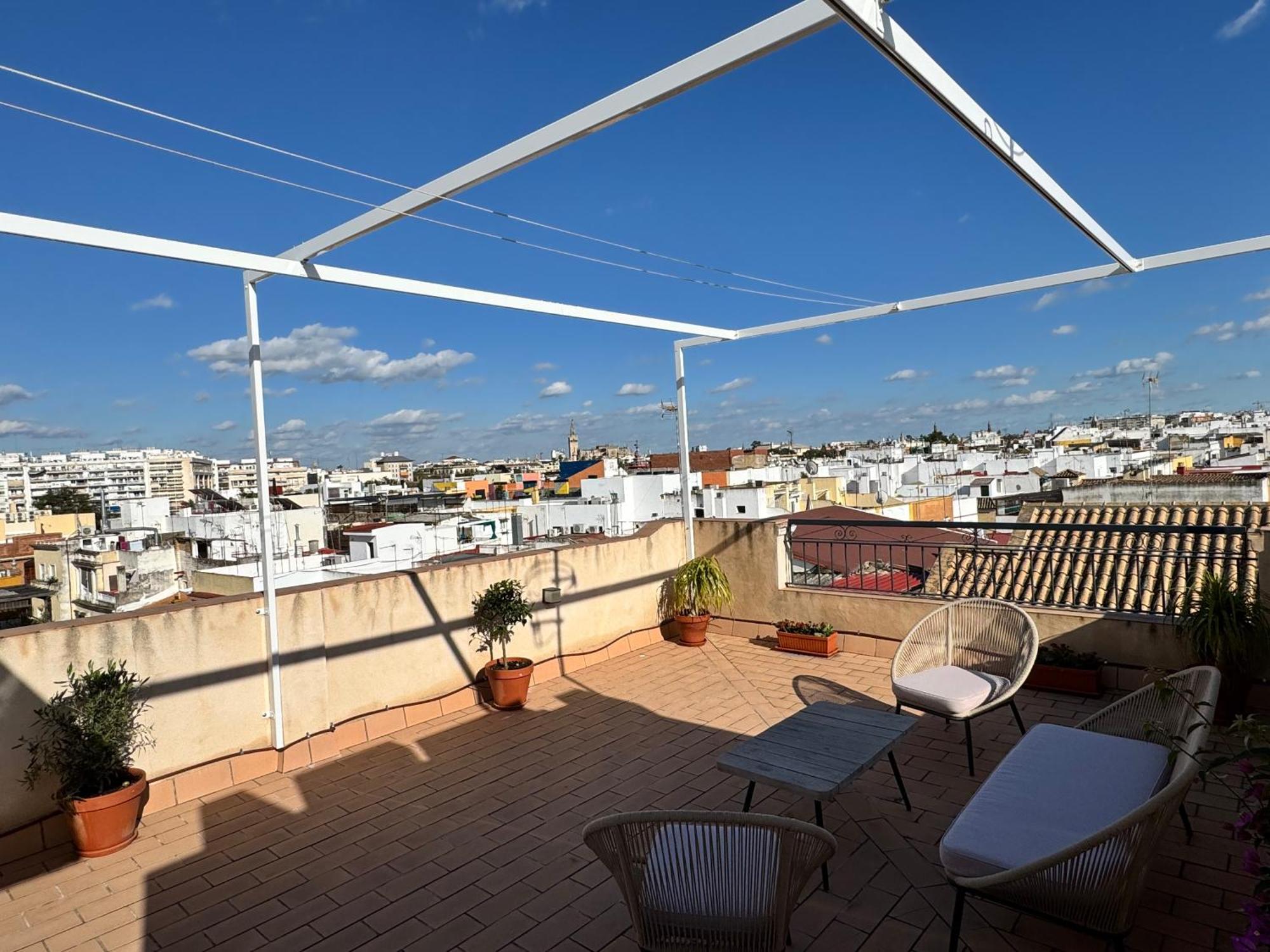 Apartmán Casa De La Columna, Triana Sevilla Exteriér fotografie